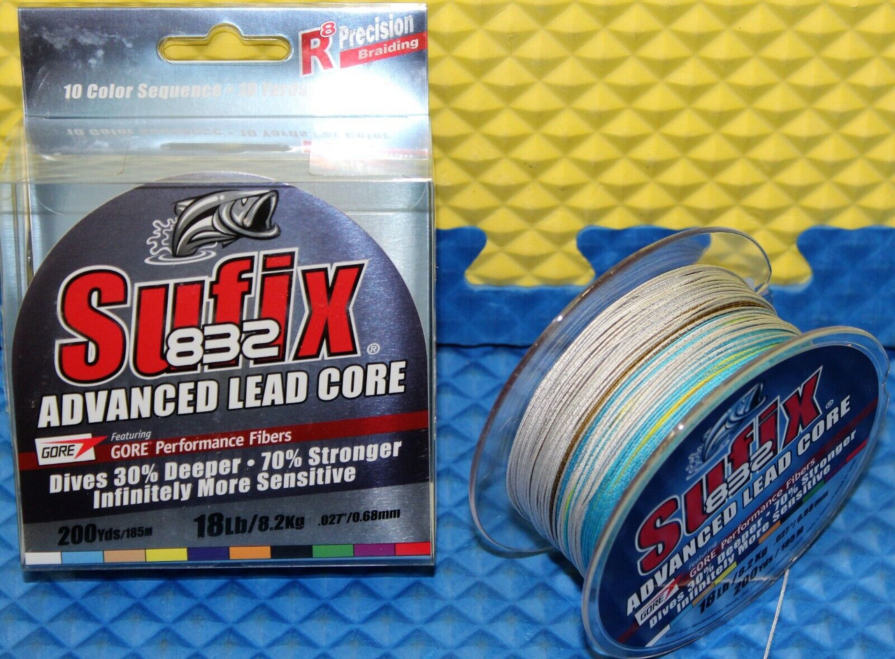 Sufix 832 Advanced Lead Core 100YDS Metered 658-MC CHOOSE YOUR