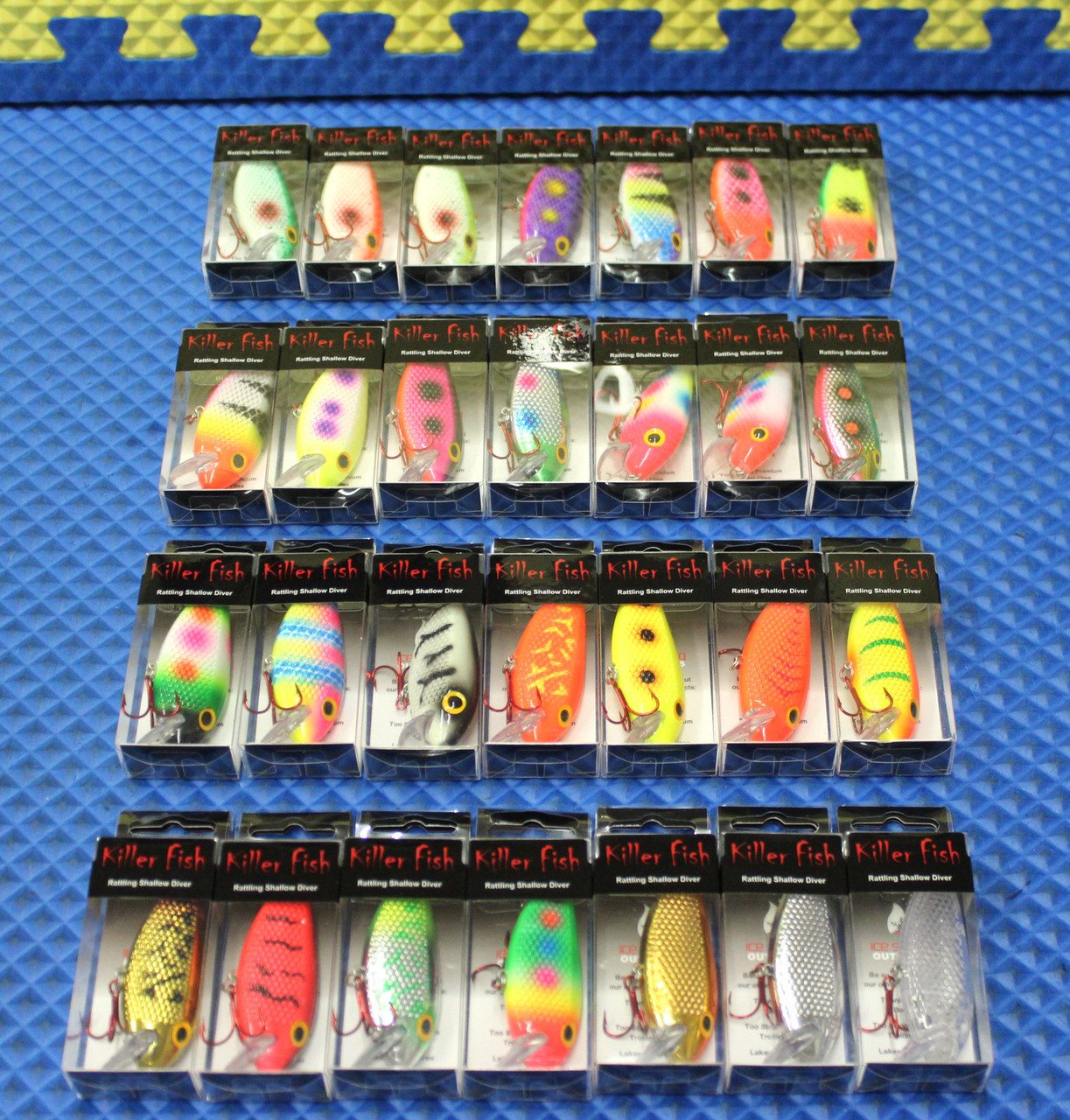 Killer Fish Rolling Shallow Diver 2.75 Body 2/5 OZ KS- CHOOSE YOUR COLOR!