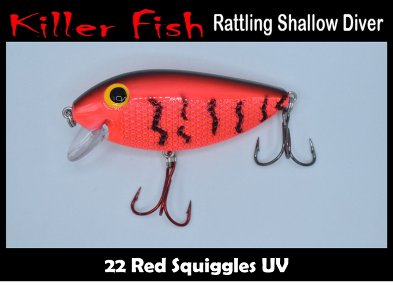 Killer Fish Rolling Shallow Diver 2.75 Body 2/5 OZ KS- CHOOSE