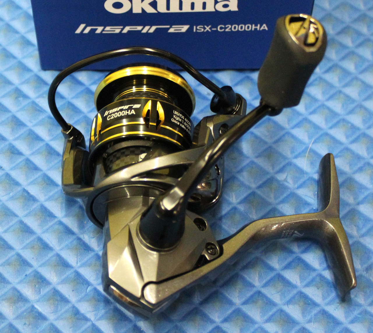 Okuma Inspira Carbon Frame Lightweight Spinning Reel, Blue- ISX-20B :  Sports & Outdoors 