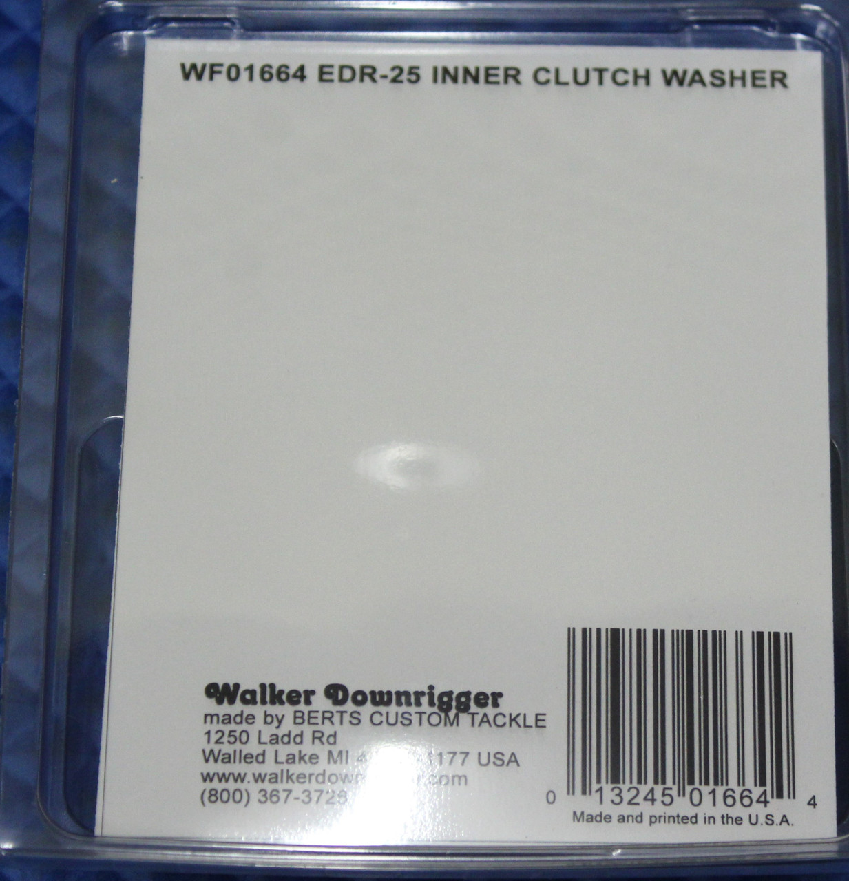 Walker Downrigger EDR-25 Inner Clutch Washer By Bert's Custom Tackle WF01664