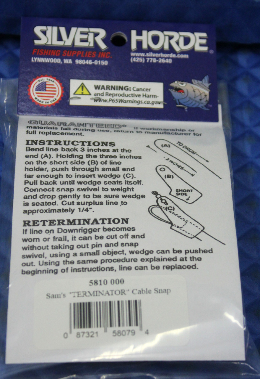 Silver Horde Sam's Terminator Cable Snap 5810 000