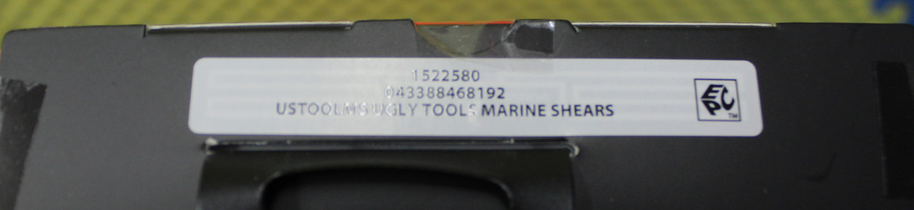 Ugly Stik 11" Marine Shears Ugly Tuff Grip Sheath Included USTOOLSMS 1522580