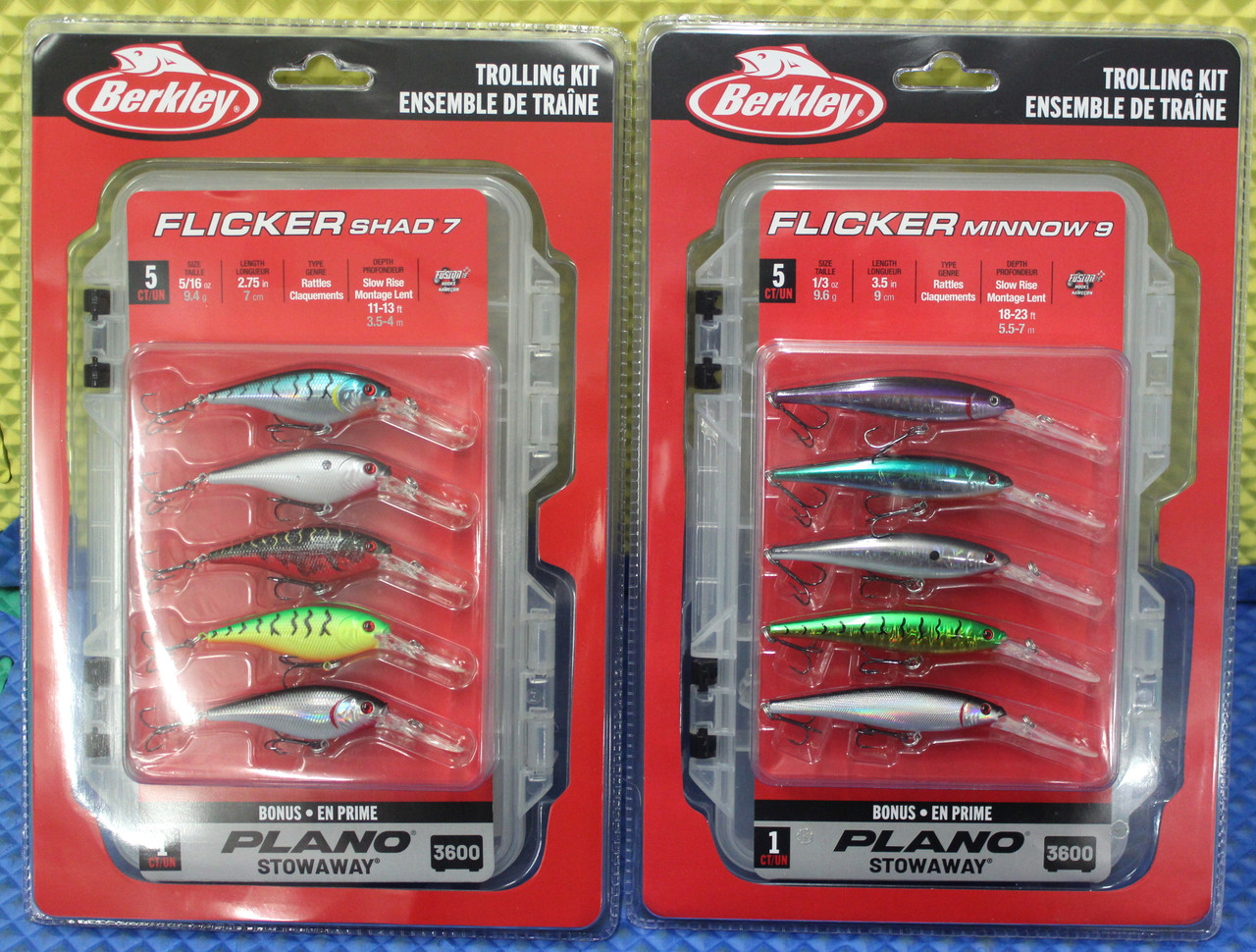 Berkley Flicker Trolling Kit With Plano Stowaway 3600 Storage Box CHOOSE YOUR MODEL!