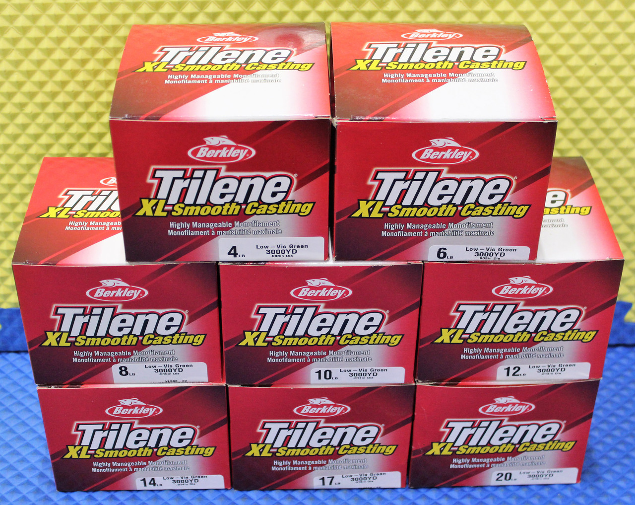 Berkley Trilene XL Smooth Casting Bulk Fishing Line Low-Vis Green XL30-22  CHOOSE YOUR LINE WEIGHT!