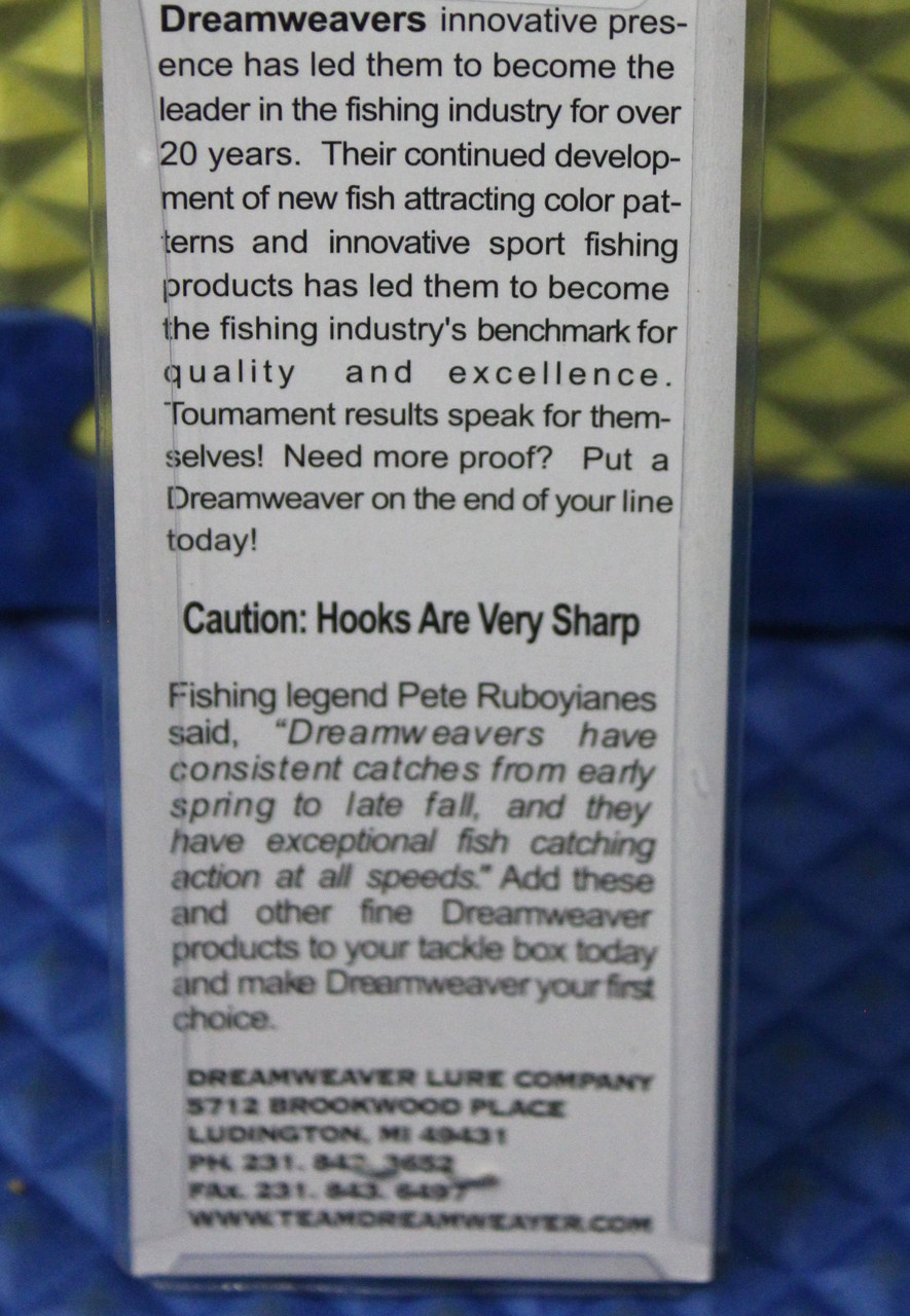 Dreamweaver 4" Captain's Choice Cut Plug With Treble Hooks CCP- CHOOSE YOUR COLOR!