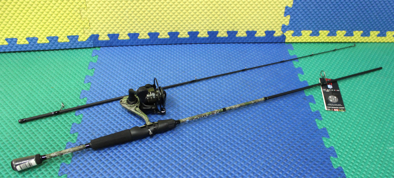 Lew’s American Hero Camo Spinning Combo Green AHC3066MSG2-2