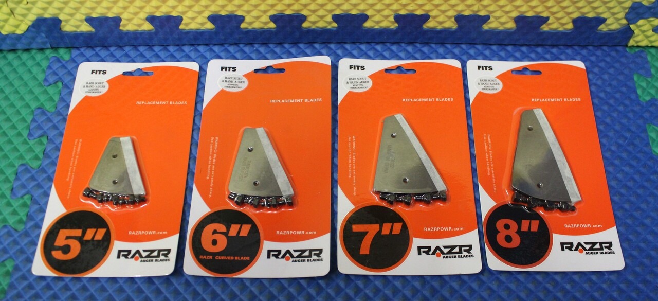 Razr Auger Blades Replacement Blades 2 Count CHOOSE YOURE SIZE!