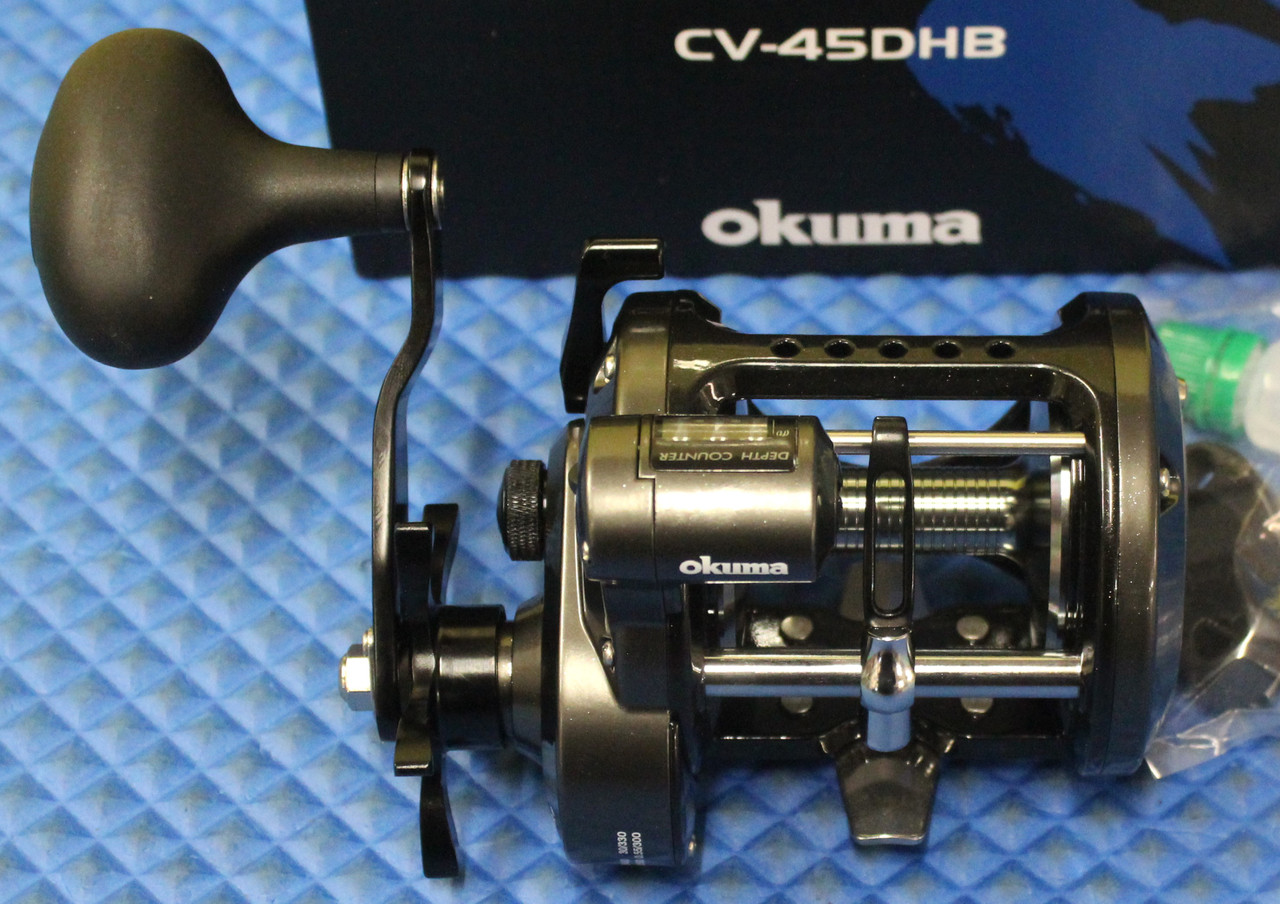 Okuma Convector Star Drag Line Counter Trolling Reel HIGH SPEED With Dragmaster Drags CV-45DHB