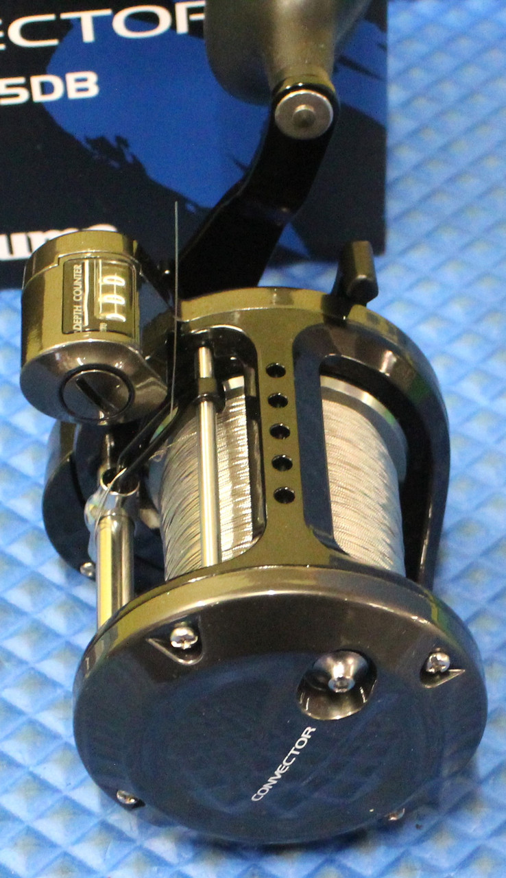 CV-45DB Pre-spooled with 1000' 30LB Stainless Wire, 165YDS 20LB Mono Backing