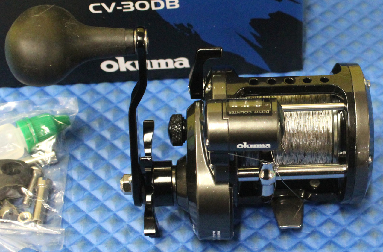 CV-30DB Pre-spooled with 600' 30LB Stainless Wire, 140YDS 20LB Mono Backing