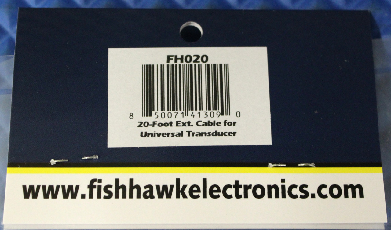 Fish Hawk Electronics 20-Foot Ext. Cable For Universal Transducer FH020