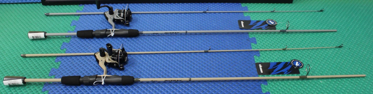 Okuma Outrax Spinning Rod Combo OR-662L-1000-A CHOOSE YOUR COLOR!