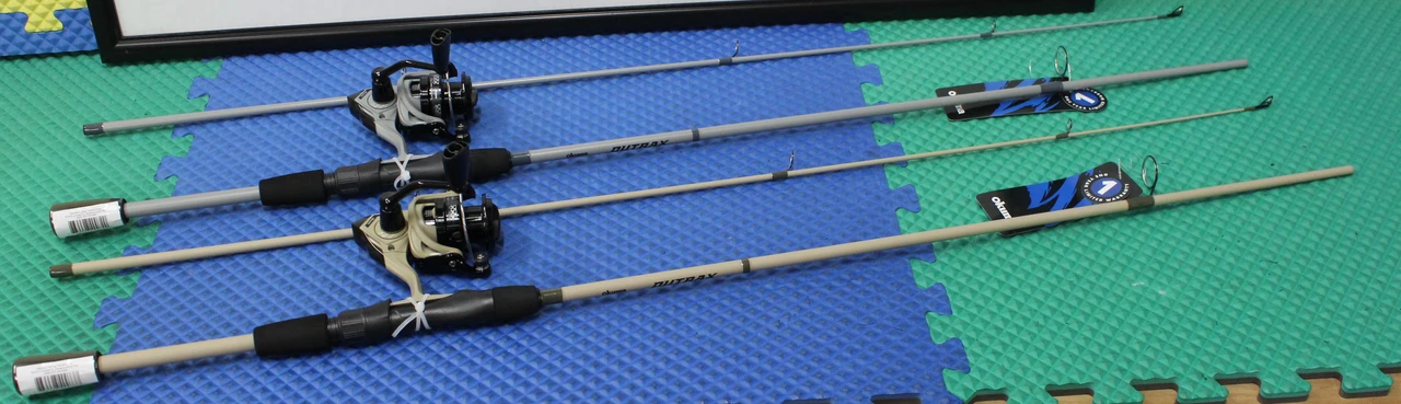 Okuma Outrax Spinning Rod Combo OR-662M-3000-A CHOOSE YOUR COLOR!