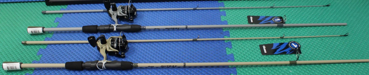 Okuma Outrax Spinning Rod Combo OR-702M-3000-A CHOOSE YOUR COLOR!