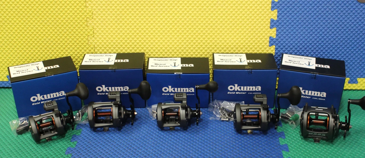 Okuma Cold Water A Reel CW-A With Dragmaster Drags CHOOSE YOUR MODEL!