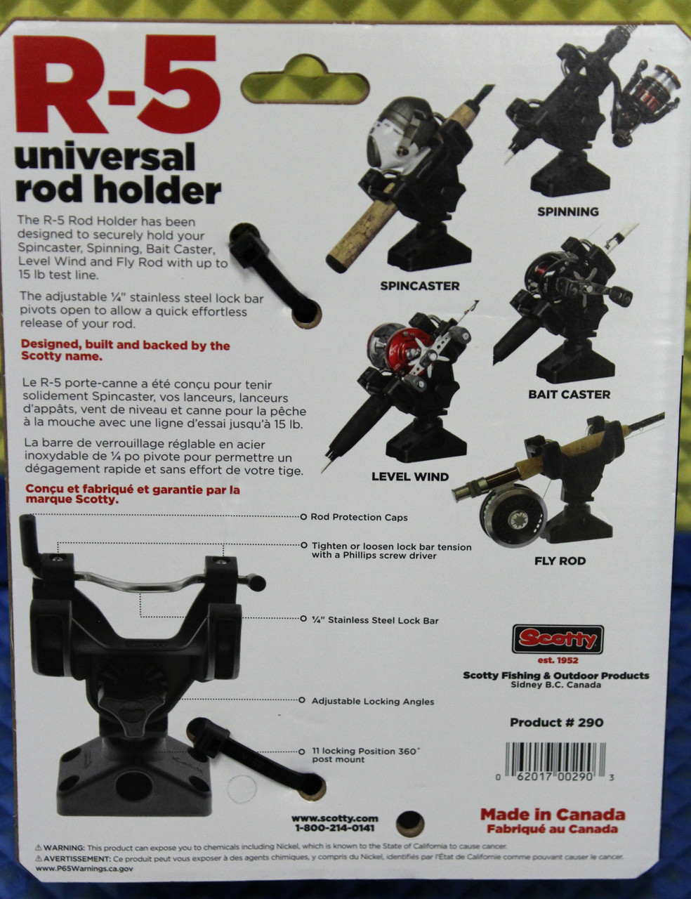 290 R-5 Universal Rod Holder