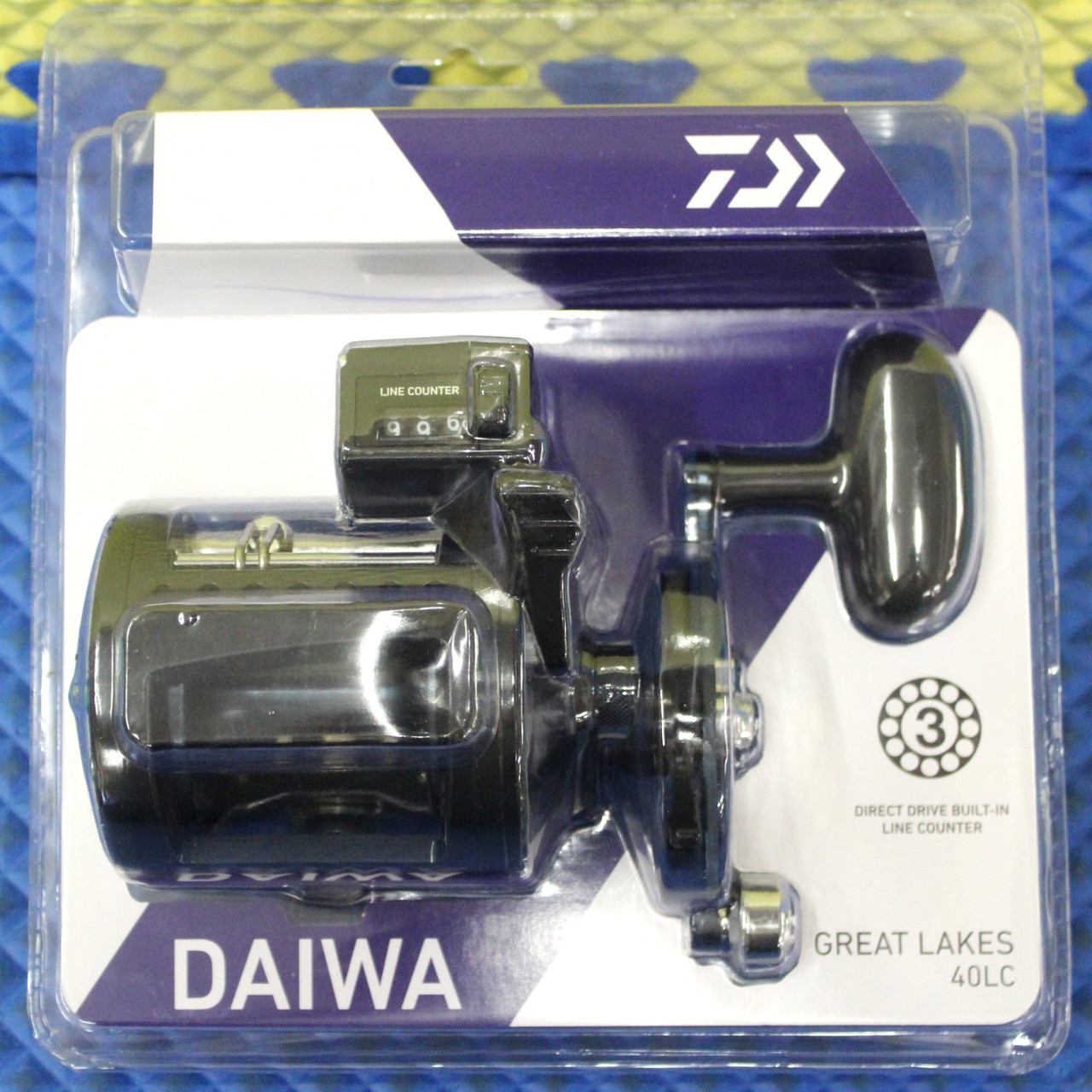 DAIWA Great Lakes Levelwind Line Counter Reel 40LC