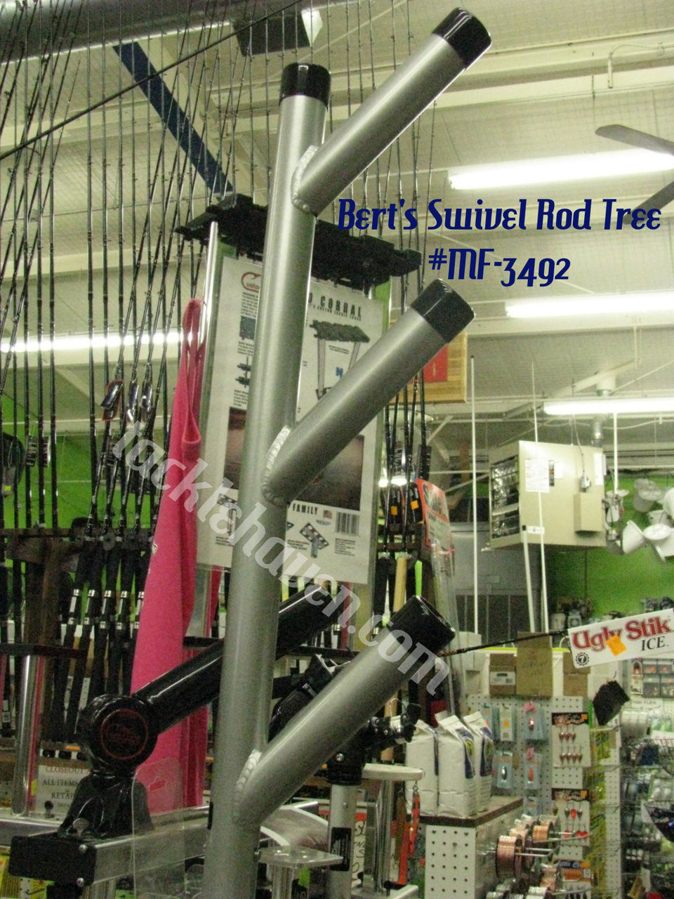 BERTS CUSTOM TACKLE SWIVEL ROD TREE MF3492 BERTS CUSTOM TACKLE SWIVEL ROD TREE MF3492