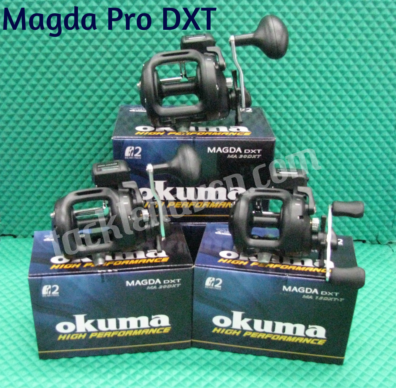 MA-15DXT-T Okuma Magda Pro DXT 5.1:1 Levelwind Line Counter Reel Right Hand 