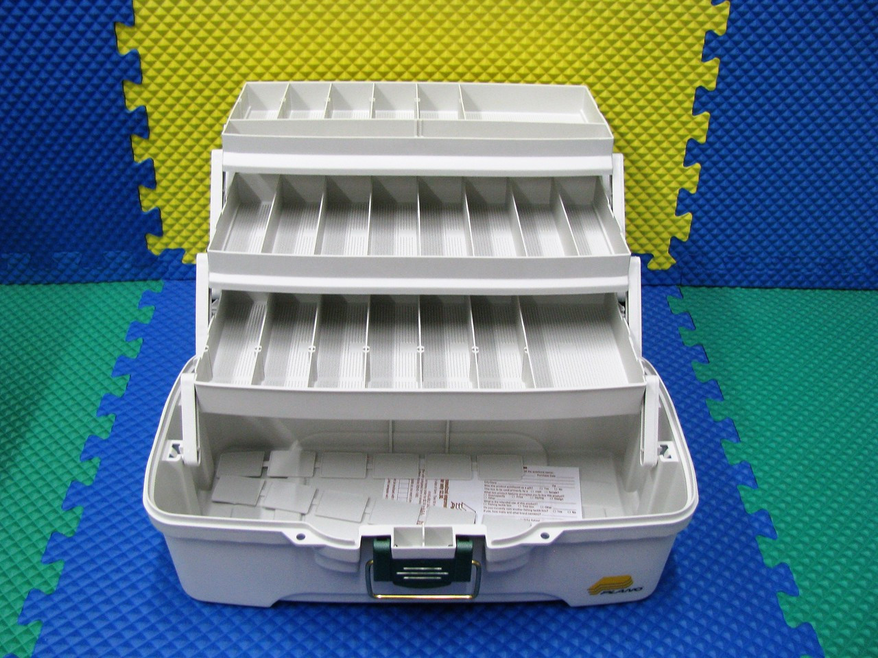 6203-06 Green-Three Tray Box (993970)