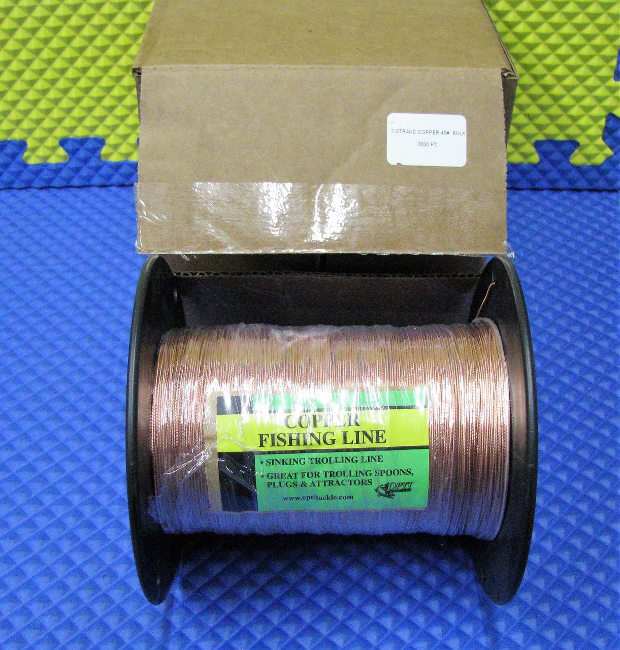 Blood Run Copper Trolling Wire (45 lb, 3000'), Lead Core & Wire