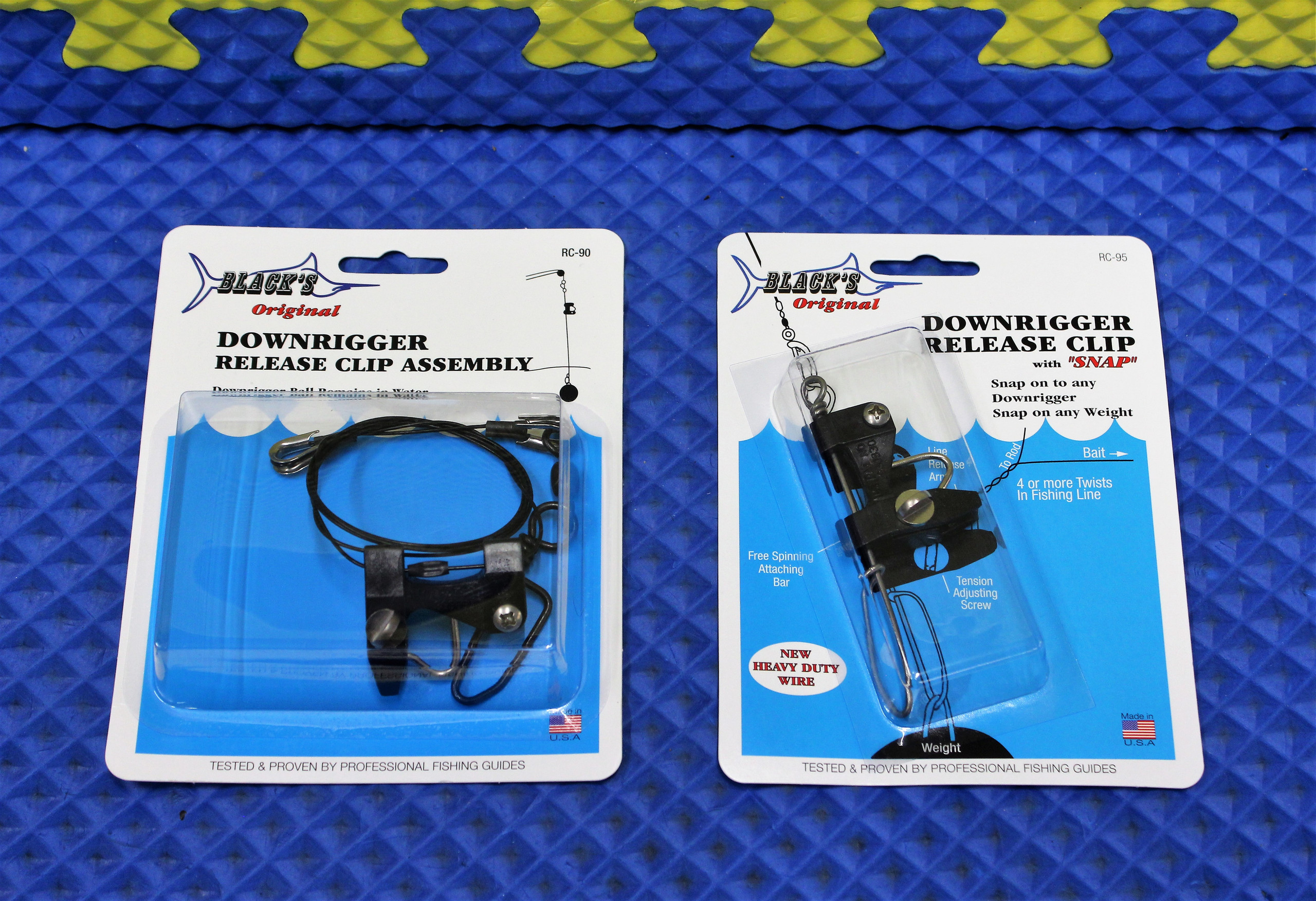 BLACK'S DOWNRIGGER RELEASE CLIPS