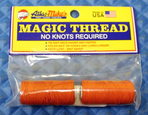 Atlas Mike's 200' Magic Thread H2 Orange 66023 (Two 100' Spools)