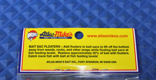 Atlas Mikes Bait Sac Floaters 300/BAG CHOOSE YOUR COLOR!