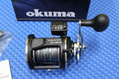 Okuma Convector CV 45D Reel Pre-Spooled With Lead Core