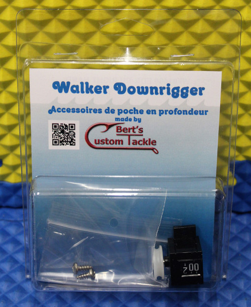 Walker Downrigger Right Hand Counter With Pulley By Bert's Custom Tackle WF01480 EDR-RH