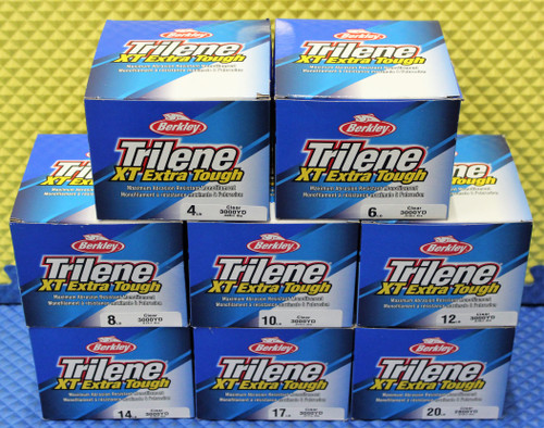 Lot 3 Berkley XLFS6-22 LOW-VIS Green 6lb 330yd Trilene Smooth Cast