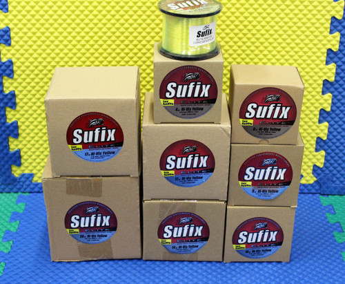 Sufix Elite Bulk Monofilament Line Spools 3000 YDS Clear CHOOSE YOUR LINE  WEIGHT!