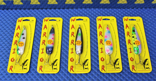 Warrior Standard Elite U.V. Lures By M & P Sports Silver Plated CHOOSE YOUR COLOR!