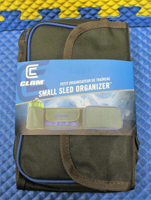 Clam Outdoors Small Sled Organizer Fish House Gear Holder Item 14546