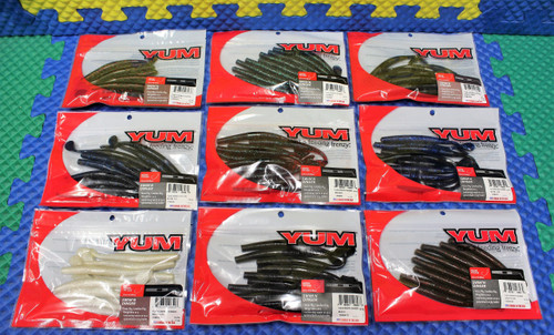 Yum 4" Swim'N Dinger Baits 10 Pack YSMD4 Series CHOOSE YOUR COLOR!