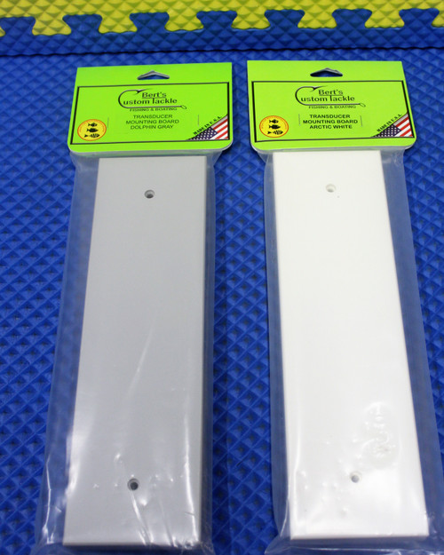 Bert's Custom Tackle Transducer Mounting Boards MF3263- CHOOSE YOUR COLOR!