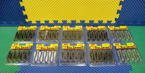 Strike King Rage Tail Rage Swimmer 2.75 Inch 9PK RGSW234 CHOOSE YOUR COLOR!