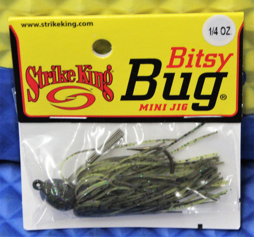 Strike King Bitsy Bug Mini Jig 1/4 OZ BBJ14 CHOOSE YOUR COLOR!