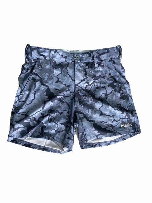 HUK Lowcountry Camo 6 Shorts (16.5 Above The Knee 6 Inseam