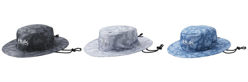 HUK  Print Running Lakes Boonie Hats H3000327- One Size Fits Most CHOOSE YOUR COLOR!