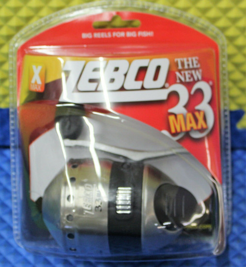 Zebco X Max The New 33 MAX Pre-spooled Reel ZS4580 Clam Pack