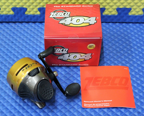 Zebco 404 Spincast Reel Pre-Spooled with 15lb Mono ZS1684 Copper