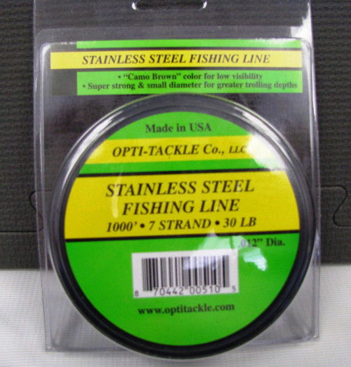 Morgan's Tackle Co. 1000 Feet 7 Strand Stainless Steel Trolling Line 30 LB  - Tackle Haven