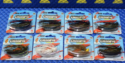 ゼリツィンエリクサーセット Z-MAN CrosseyeZ Flipping Jig Skirted 3/8 OZ CEFL38-Series CHOOSE