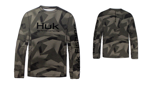  HUK Icon X Camo Long Sleeve Shirt Performance Fishing Shirt :  Clothing, Shoes & Jewelry