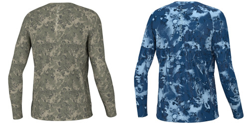 HUK Pursuit Fin Flats Long Sleeve Youth Shirt H7120080- CHOOSE YOUR COLOR AND SIZE!