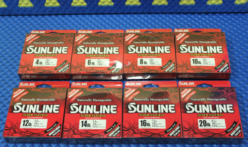Sunline Super Natural Nylon Mono 330YD Natural Clear CHOOSE YOUR LINE WEIGHT!