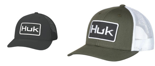 HUK Logo Trucker Hat OSFM H3000460- CHOOSE YOUR COLOR!
