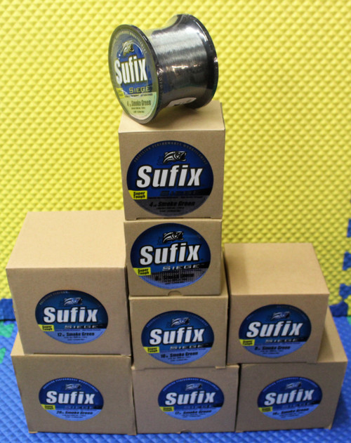 Sufix Elite Bulk Monofilament Line Spools 3000 YDS Clear CHOOSE YOUR LINE  WEIGHT!